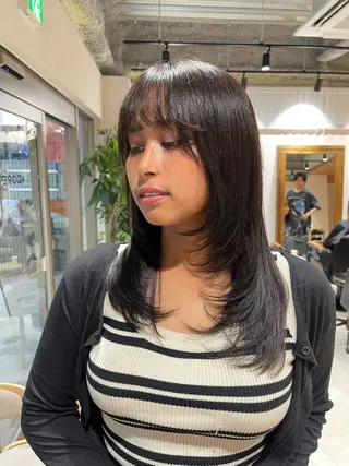 セミロング 🩵ボブ/レイヤー /髪質改善🩵のヘアスタイル