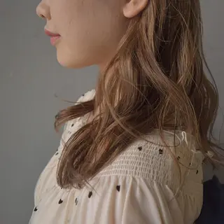 ミディアム カラー ハイトーンカラー RYUのヘアスタイル