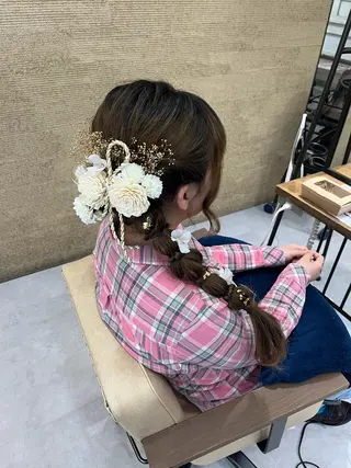 ロング ヘアアレンジ 🫧松尾彩舞樹🫧 アレンジ/艶カラー✨のヘアスタイル