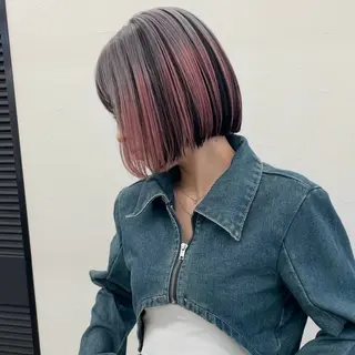 🌙ボブ特化×透明感 カラー リナ🌙のヘアスタイル