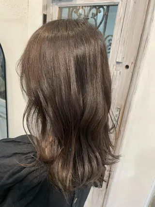 セミロング 🔆髪質改善 透明感 カラー🔆佐々木貴仁のヘアスタイル