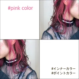 ミディアム カラー ボブ/透明感カラー 🤍永田真穂のヘアスタイル