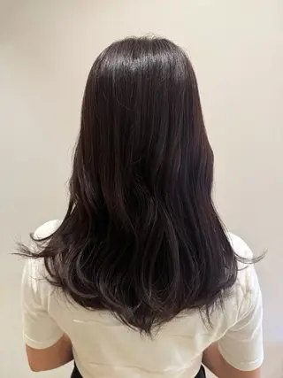 セミロング カラー 艶髪🌿美髪 大塚礼乃【西荻窪】のヘアスタイル