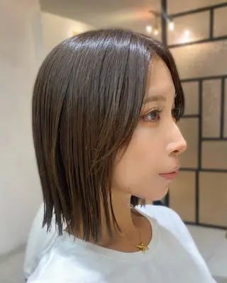 ショート カラー 安永 涼のヘアスタイル