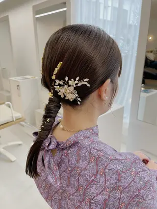 ヘアアレンジ 柴田泰秀sotti. 髪質改善/ブリーチのヘアスタイル