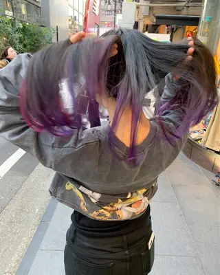 ロング カラー ピンクベージュ/新潟 万代/高橋桃葉🍑のヘアスタイル