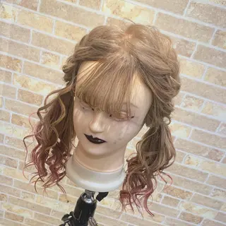 ミディアム カラー ヘアアレンジ 古沢 みづきのヘアスタイル