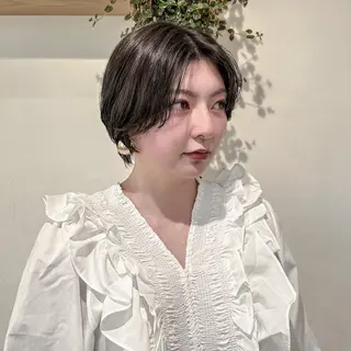 ショート カラー メンズ特化🏹カット パーマ/チヒロ🤍のヘアスタイル