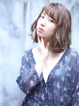 ショート カラー vato マンツーマンサロンのヘアスタイル