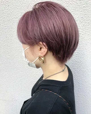 カラー レイヤー/ボブ/ 顔周り/yukinaのヘアスタイル
