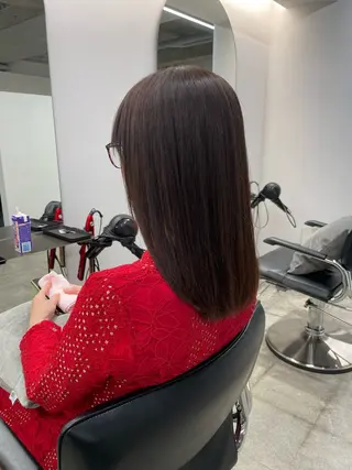 セミロング an🦋ショートボブ 【東日本橋】のヘアスタイル