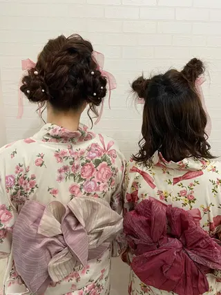 ヘアセット☆ 髪質改善カラー☆まいのヘアスタイル