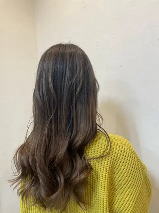 ロング カラー TELA HAIR 瑞江店所属・髪質改善✨透明感 片塩のヘアスタイル
