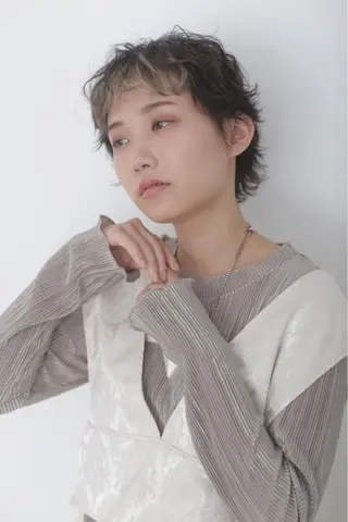 ショート 🍒serika 暖色カラー 🍒のヘアスタイル