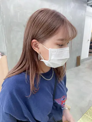 ロング カラー yurika☁️ 似合わせ｜レイヤーのヘアスタイル