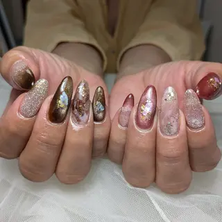 ネイル 門戸厄神プライベートサロンulunail所属・ulunail mikaのネイルデザイン