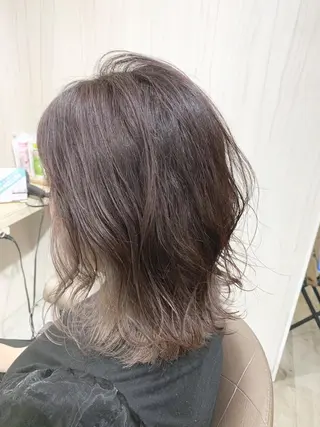 ミディアム カラー 嶋村夏実🌼レイヤー 🌸白髪ぼかしのヘアスタイル