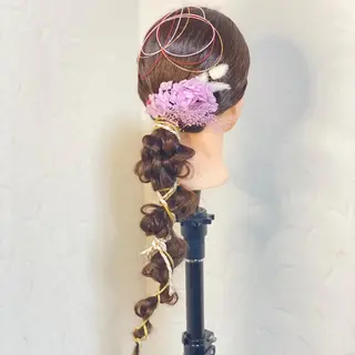 ロング ヘアアレンジ 鈴木 沙羅のマツエク・マツパデザイン