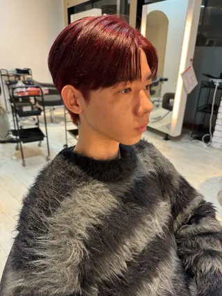 メンズ 韓国ヘア/そら レイヤー透明感カラーのヘアスタイル