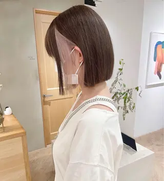 ミディアム カラー ボブ/レイヤー 🌟梅田盛一🌟のヘアスタイル