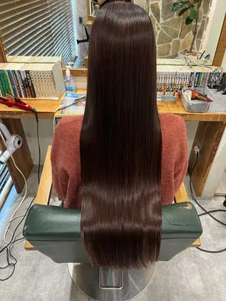 ロング カラー AUBE HAIRazul吉祥寺所属・髪質改善✨幹細胞✨ ウルツヤ🌈清水　祥のヘアスタイル