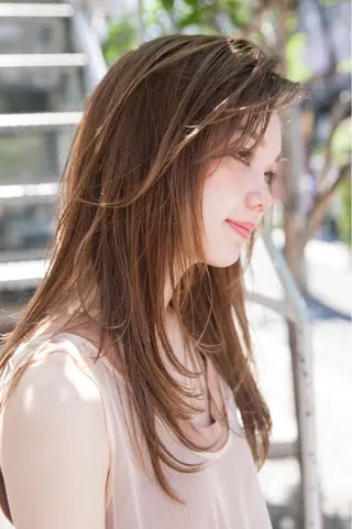 ロング カラー hao所属・西山 頌太のヘアスタイル