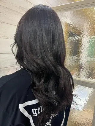 ロング カラー 清水 真衣のヘアスタイル