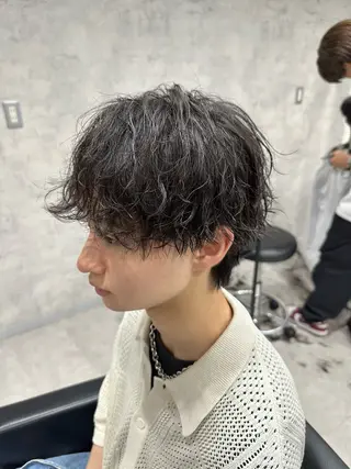 パーマ メンズ 「パーマ指名No1 🥇」小日向悠のヘアスタイル