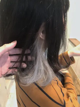 ミディアム カラー ALLEN hair 京橋店のヘアスタイル