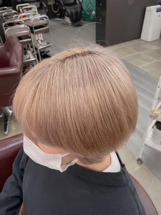 ショート カラー グリードヘアー所属・原田 健太郎のヘアスタイル