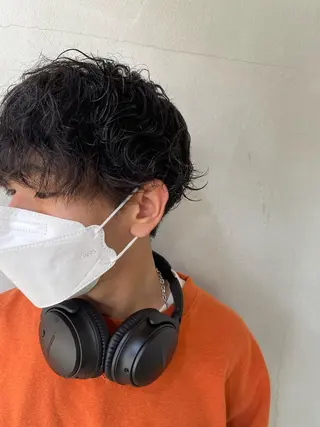 ショート パーマ 【柏メンズパーマ職人 】店長 KAZUMAのヘアスタイル