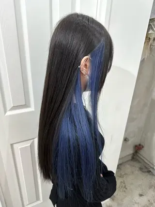 ロング 抜きっぱなしブロンド ササキカズマのヘアスタイル