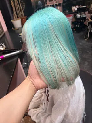 ミディアム カラー Selene hair 難波店のヘアスタイル