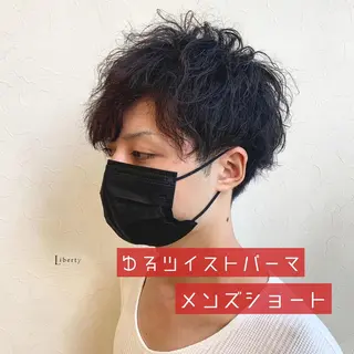 ショート パーマ メンズ メンズ指名多数!! SiLO 田島のヘアスタイル