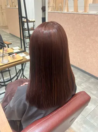 ロング La Bless 大阪梅田所属・梅田 ミディアム ショートYUKINOのヘアスタイル
