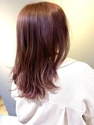 セミロング 岸本 理希のヘアスタイル