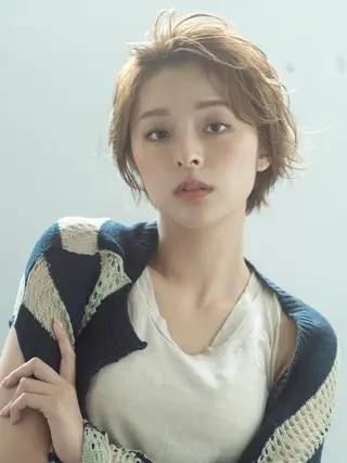 ショート パーマ 🎀ハイトーン/レイ ヤー/Reina🎀のヘアスタイル