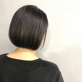 ショート カラー ボブ/ショート/ 白髪染め/メンズ葛西のヘアスタイル