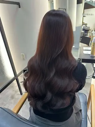 ロング 韓国風パーマ/ 韓国ヘア/大森千寛のヘアスタイル