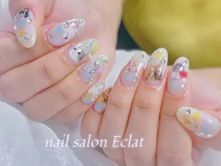 ネイル ネイルサロンエクラ 🫧Shizukaのネイルデザイン