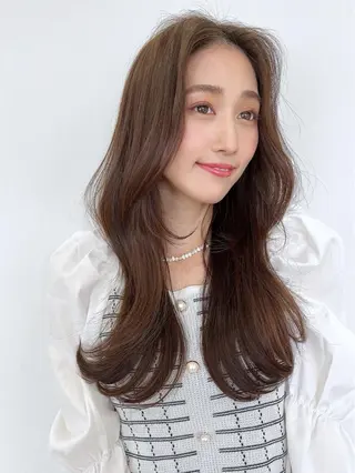 ロング カラー 韓国ヘア×髪質改善 /yoshikaのヘアスタイル