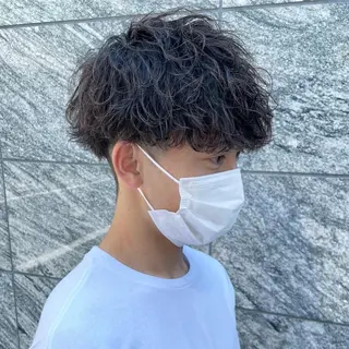 ショート カラー パーマ ヘアアレンジ メンズ 🔥札幌No.1🥇 パーマ特化美容師🔥のヘアスタイル