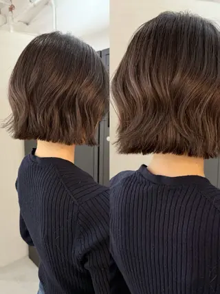 ショート カラー ♡アヤメ/レイヤー ボブ♡渋谷のヘアスタイル