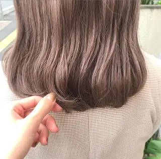ミディアム カラー * 透明感カラー c h i h o *のヘアスタイル