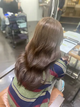 ロング カラー ヘアアレンジ 🍒ᩚ名駅/艶髪 縮毛矯正/あゆ🍒ᩚのヘアスタイル