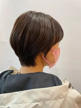 ショート 高山🐬髪質改善 池袋で縮毛矯正のヘアスタイル