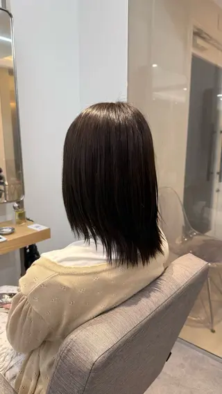 ミディアム 横浜/髪質改善/ 艶髪/shoのヘアスタイル