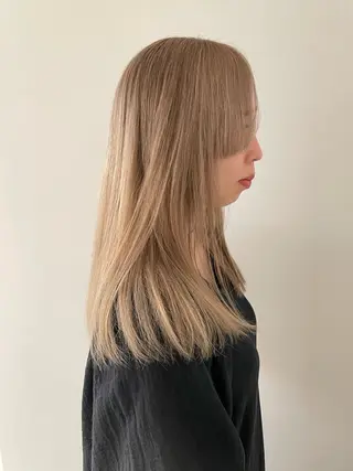 ロング 小顔レイヤー×コンパ クトボブ/林隆平のヘアスタイル