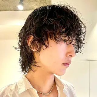 ショート SHUNメンズパーマ スパイキーショートのヘアスタイル