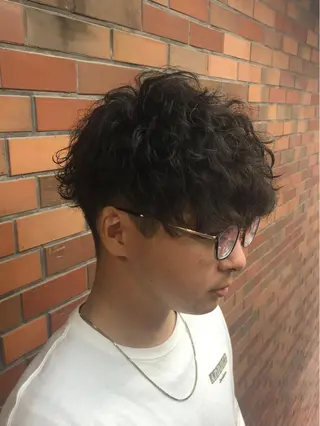 パーマ メンズ ⭐️TOSHIKI メンズパーマオタク⭐のヘアスタイル